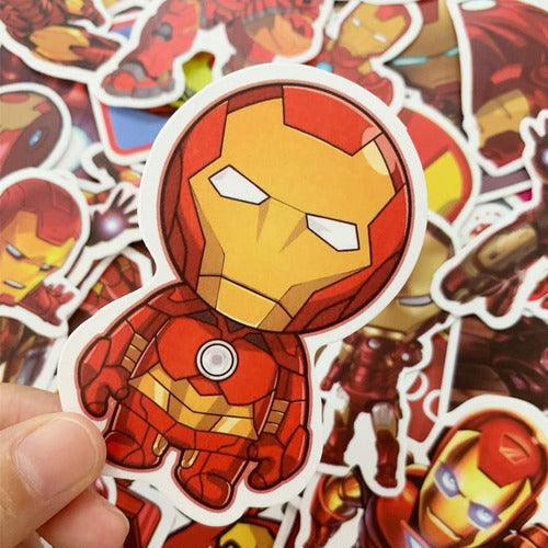 Calcomanas Focus: 35 Pegatinas Iron Man Para Laptop, Telfono 2