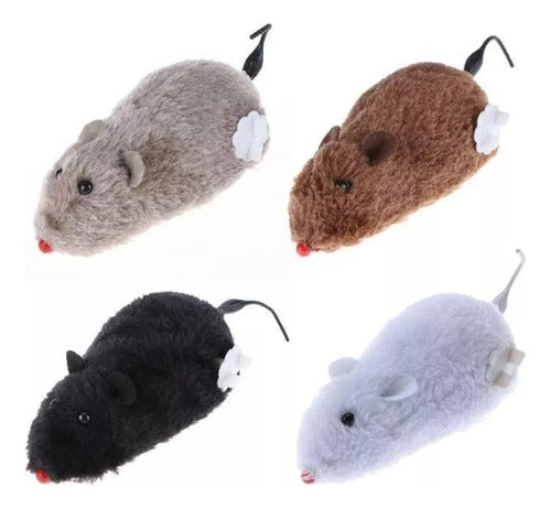 Interactive Pull String Plush Mouse Toy for Cats 2