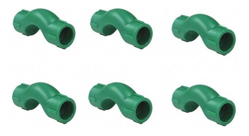 Latyn Thermofusion Bypass Elbow 32 mm Green, 6 Units 0