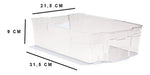 Stackable Refrigerator Organizer Set X2 + Narrow Glass - Colombraro 8591+8562 1