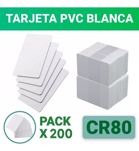 Tarjetas Pvc Hid Fargo Hdp 5000 X Pack 200 Unidades 1