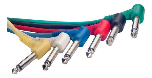 Interpedal Plug Cable 8cm x 6 Units Stagg SPC008LE 1