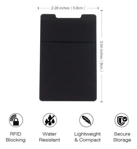 Ama Forest Ultra Slim 3M Adhesive Phone Wallet Case 3