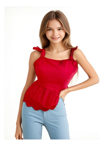 Mia Mia Blusa Importada Broderie Fiesta - Mia Mia Mujer (f) 6