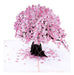 Tarjeta Emergente Paper Love Cherry Blossom, Tarjetas De Fel 3