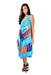 Hindu Batik Embroidered Wide Bias Cut Women's Sun Dress 14