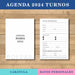 PDF PARA IMPRIMIR Daily Planner 2024 - Appointments with Time Slots - Printable A5 A4 2