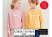 Sobre Patrones Unisex Kids Raglan Hoodie Sewing Pattern, Printable 1