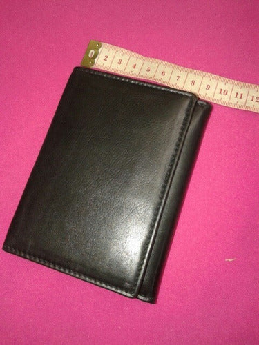 Leather Pocket Document Holder, Ideal for Pocket in Black Color 8