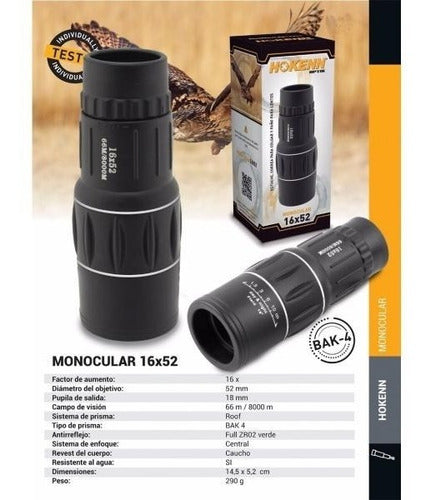 Hokenn Monocular 16x52 1