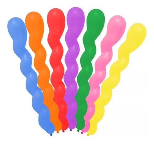 Rocket Twisted Balloons Pack of 40 Units 0