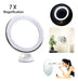 RUIMIO 7x Magnification Adjustable Lighted 360 Cosmetic Mirror 1