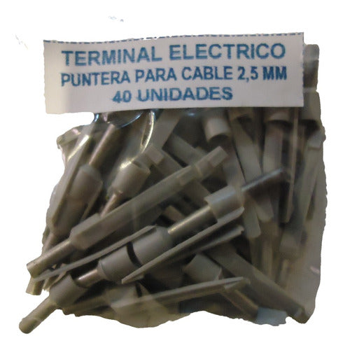 Set of 149 Telemecanique DZ5 Tubular Terminals 1.5-35 mm 2
