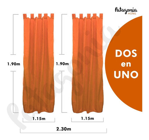 Ambience Curtain 2.30 Wide X 1.90 Long Microfiber 37