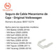 Seguro De Cable Mecanismo De Caja Touareg 2006 Al 2013 1