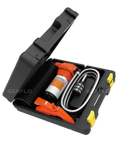 Kit De Ducha Portable Con Bomba 12v 17,0 Lpm Barco/camping 1