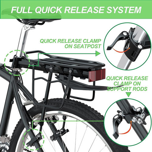 Portaequipajes De Carga Para Bicicletas Con Guardabarros Y B 1