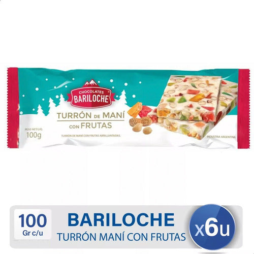 Bariloche Peanut and Fruit Nougat Pack of 6 Units 1
