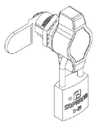 Fecho Lingueta Aço Com Porta Cadeado Para  Armários Kit C/15 1