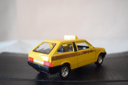 Lada Samara Taxi Amarillo Welly 1/38 C/caja 2