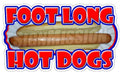 SignMission 20 Inch Foot Long Hotdog 0