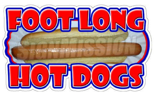 SignMission 20 Inch Foot Long Hotdog 0