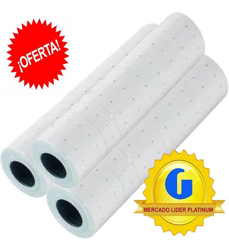 TP Rollo Etiquetas Blanco Etiquetadora Precio Mx5500 X 40000u 1