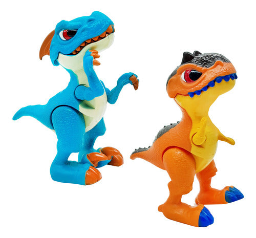 Dinosaurio Juguete Dino Troop X 2, Coleccionable 12845 0