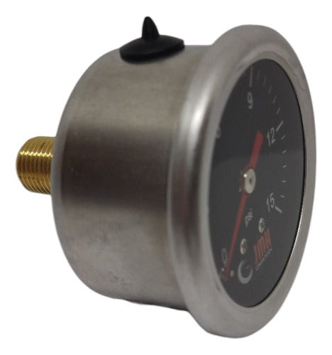 JMH Fuel Pressure Gauge 40mm 15 Psi Egs 1