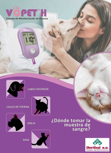 Glucometro Para Perros Y Gatos + 2 Cajas Tiras 1