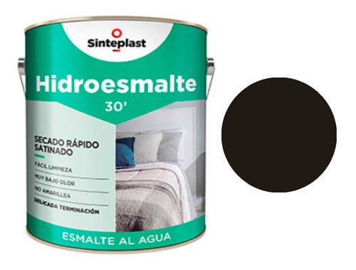 Sinteplast Hydro Enamel Black 1L 0