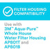 3M Aqua-Pure Whole House Replacement Water Filter AP817 1