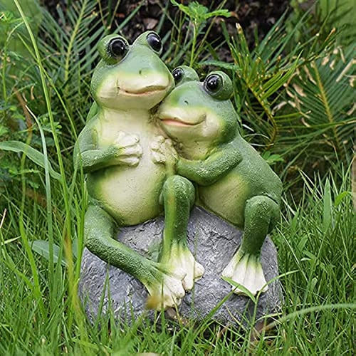 Haitianhome Frogs on Stone Statue 0