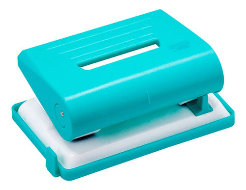BRW Plastic Body Pastel Paper Punch for 15 Sheets 1