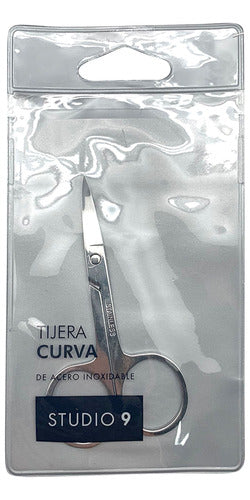 Studio 9 Nail Scissors with Curved Stainless Steel 0