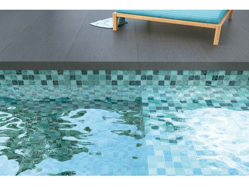 Mosaico De Piscina Noronha Jade Mesh Br 7,5x7,5 4