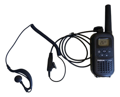 Kit C 10 Fone De Ouvido Mic Espiral Radio Intelbras Rc4002 6