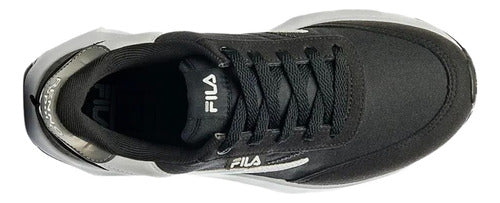 Fila Men's RENNOSPORT Black and White Sneakers 2