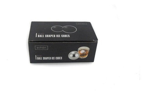 Schon Stainless Steel Ice Ball Cubes Set of 2 0