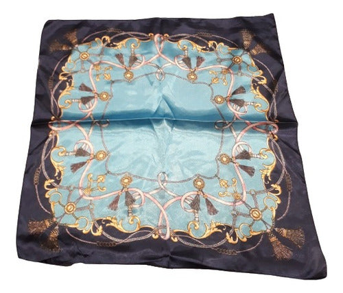 La Faustina Elegant Silk Scarf 50 X 50 5