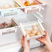 Kubo Refrigerator Drawer Organizer Space Saver Pack of 4 1