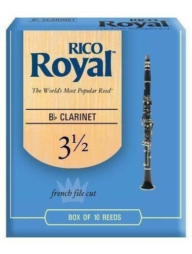 Cañas Para Clarinete Rico Royal N 3 Y 1/2 Daddario Cuo 0