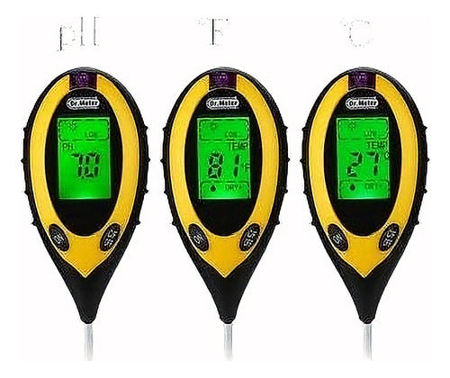 Dr. Meter 4-in-1 LCD Soil Tester for Temperature, Humidity, Light, and pH 0