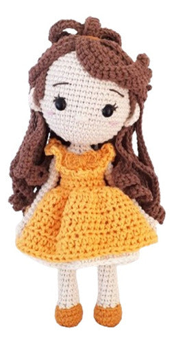 Pipelino Disney Amigurumi Doll Belle and the Beast 0