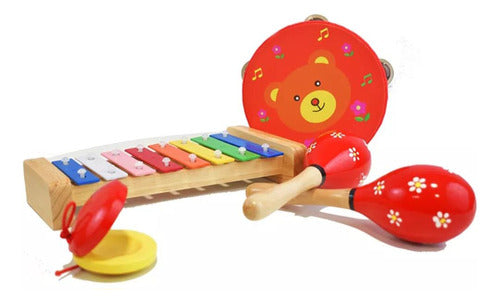 OK Baby Musical Instruments Wooden Set Sryj 1