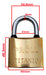 Proll Golden Iron Padlocks N° 60 - Pack of 6 3