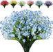 Joygar 8 Artificial Flower Packs, Faux Daffodils, Blue 0