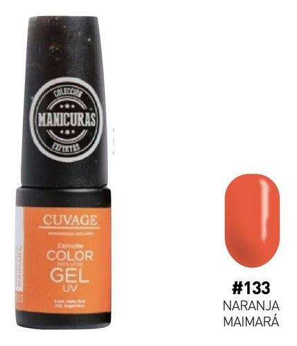 Cuvage Semi-Permanent Nail Polish Color Top Coat Base Gel UV/LED 6ml 34