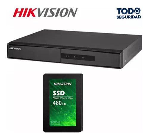 Dvr 8ch Hikvision 1080p Seguridad Full Hd Cctv Hdmi + Disco 2