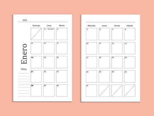 2024 Monthly Planner Printable Organizer PDF File 5